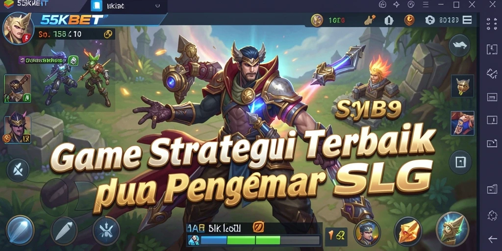 Tampilan menarik dari gameplay SLG 55KBET.