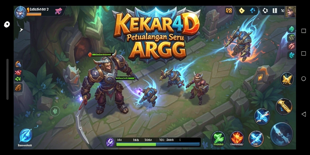 Tampilan gameplay seru di KEKAR4D dengan aksi ARPG.