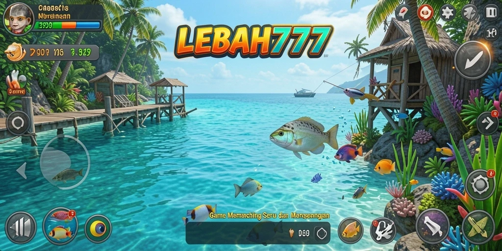 Tangkapan ikonik di LEBAH777 saat memancing di danau.