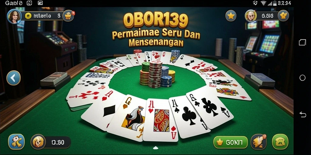 Tampilan gameplay seru dalam OBOR138 dengan teman-teman.