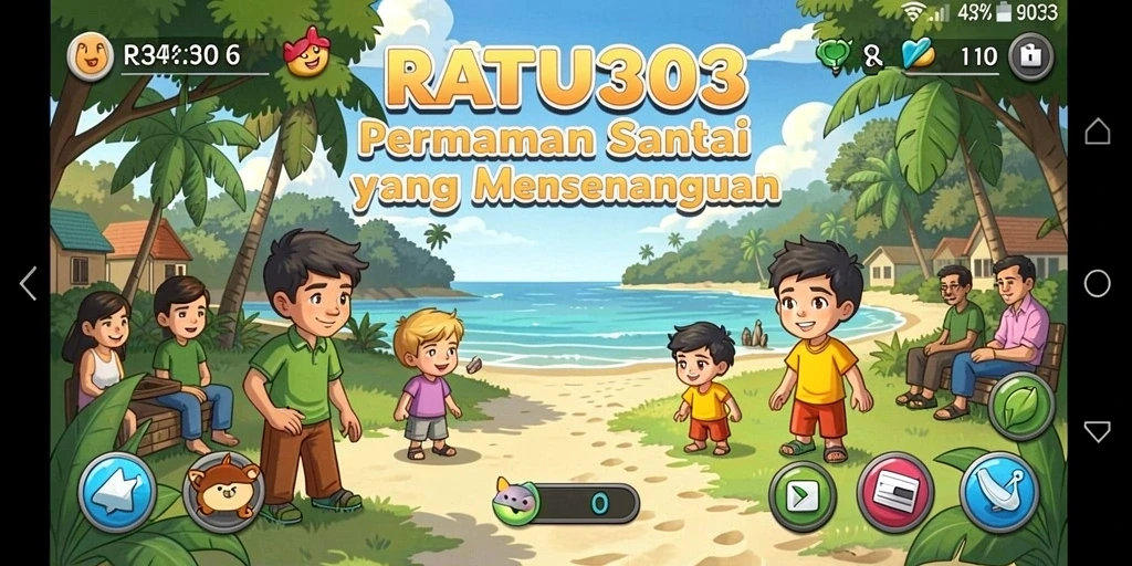 Tampilan gameplay dari RATU303 yang menarik dan penuh warna.