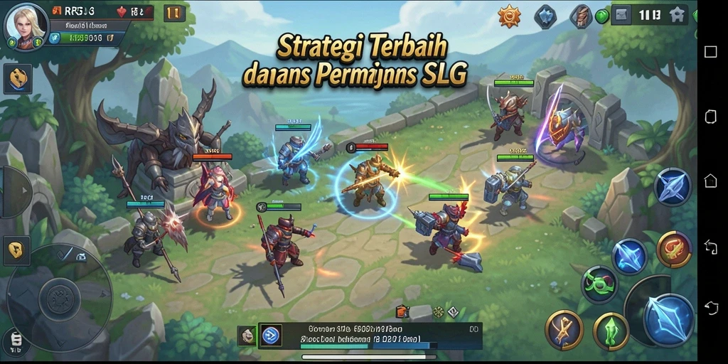 Tangkapan layar gameplay menampilkan strategi dan pertempuran seru di RR33.