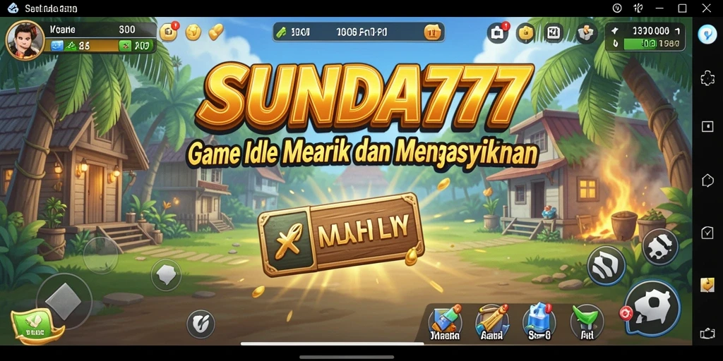 Gambar layar utama SUNDA777 menampilkan gameplay seru dan menantang.