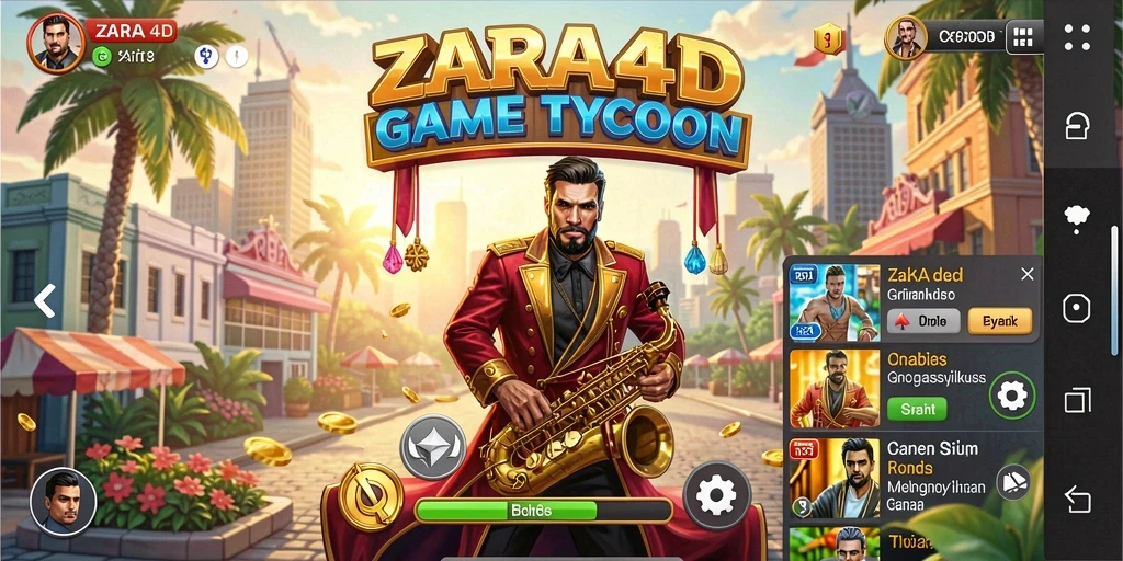 Gameplay ZARA4D yang seru dan menantang dalam membangun bisnis.